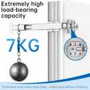Lateral Opening Door Hinge Set 180° Parallel Opening Cabinet Wardrobe Door Sliding Load-Bearing 15.4lb Heavy Duty Hinge