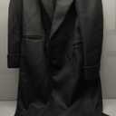 Winter Women's Coats Half-Season Jackets Color Block Extended Wool Trench Coat, XL