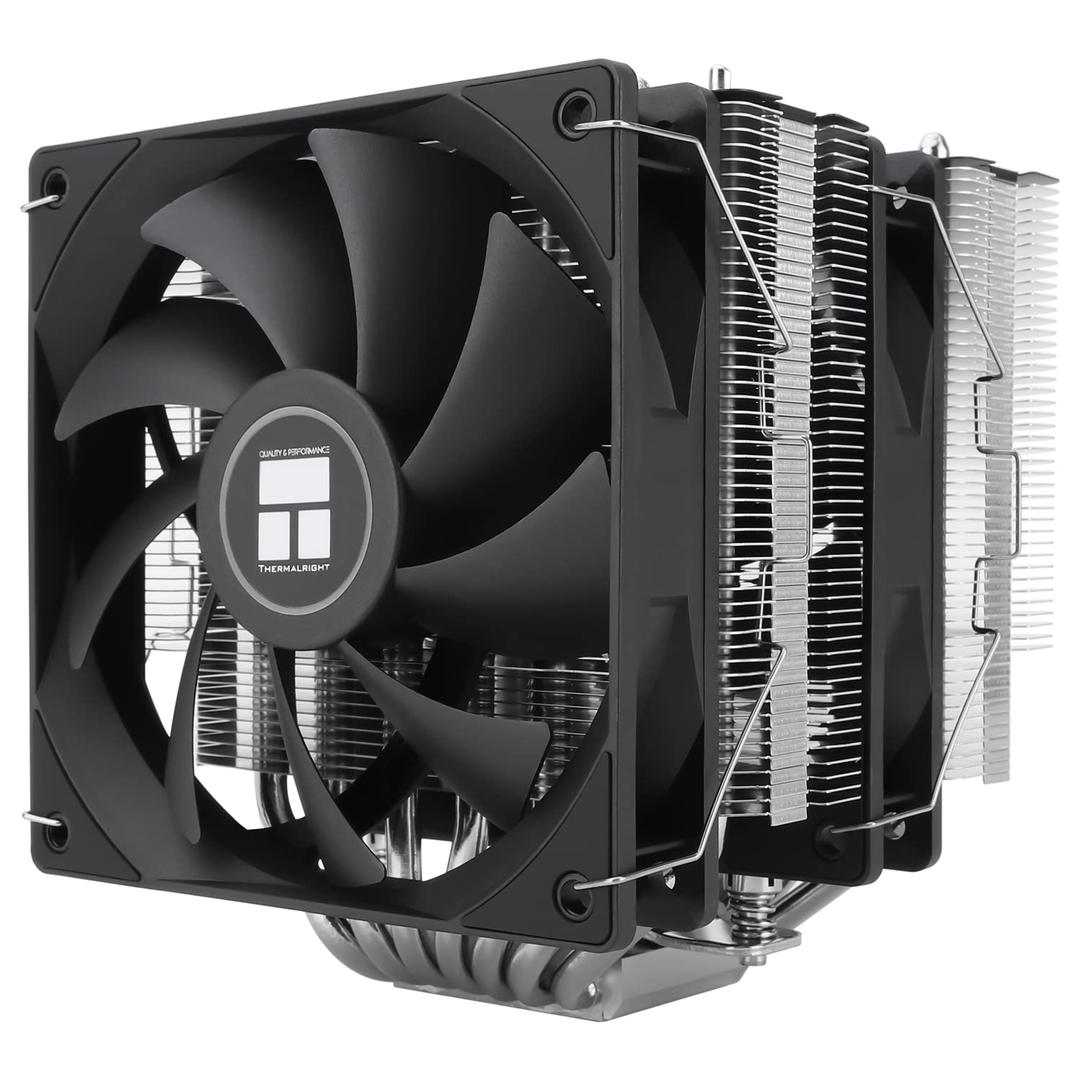 Thermalright PS120SE CPU Air Cooler, 7 Heat Pipes CPU Cooler,Dual 120mm TL-C12B V2 PWM Fan, AGHP 4.0 Technology, S-FDB Bearing, for AMD AM4 AM5/Intel 1700/1150/1151/1200/1851, PC Cooler