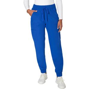 Hanes Women's Scrubs Cargo Joggers, Healthcare Scrub Joggers for Women, Moisture Wicking, Size S