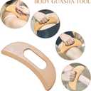 Xokocli 5-in-1 Wood Therapy Massage Tools Lymphatic Drainage Massager for Muscle Pain Relief | Maderoterapia Kit Body Sculpting Tools for Anti-Cellulite, Body Shaping