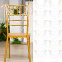 Wedding Pearl Bow Chair Decor Satin Ribbon Bows with Pearl Beaded String Garland Aisle Chair Sashes Decorations for Ceremony Coquette Party Banquet Decor (Champagne Pink)