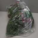 Realistic Christmas Garland for Mantle 6FT Real Touch Thick/Lush Artificial Cedar Garlands with Pine Cones/Red Berries Christmas Decorations Indoor Garland for Stairs Railing Outdoor Holiday Decor