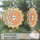 2 x Robotics Christmas Ornament 2025, Holiday Decoration Wooden Ornaments for Engineers, STEM Students, Tech Lovers, Unique for Science Enthusiasts, Friends, Men Women