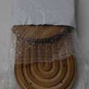 Wenqik 2 Pcs Boho Wall Shelf Rainbow Arch Wooden Floating Shelf Mid Century Bohemian Hanging Holder Double Vintage Wall Mount Altar Decor for Nursery Bedroom 15.75 x 6.69 Inches(Brown)