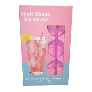 Ice Cube Straw Mold, Pack of 4