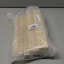 NBEADS 4-Tier Wood Jewelry Display Stand, Wooden Earring Organizer Holder with Grooves Jewelry Showcase Rack for Rings Earring Display Cards Photo Home Decorations