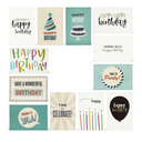 BEST PAPER GREETINGS 120 Pack 4x6-inch Happy Birthday Cards with Envelopes - Gift Set for Kids, Students and Teachers (12 Assorted Designs)