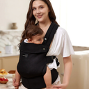 Momcozy PureHug Baby Carrier, 3-24 Months, Black 