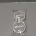 2 Pack Leakproof Lid Replacement 40 oz for Stanley Cup Accessories, Flip Straw Tumbler Leak Proof Lids for Stanley Quencher H2.0, Dust-Proof Straw Cover for stanley cups 40oz (White, White)