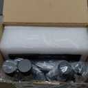 KDG Cordless Wall Sconces Set of 2, Wireless 5200mAh Rechargeable Battery Operated LED Wall Lamps with Remote, 360 Rotate Lightings for Wall Painting, Bedroom, Hallway, Night Light 23.6 inch (Black)