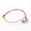 Low VSWR Right-Angle SMB Female to Right Angle BNC Male 50ohm RF Coaxial RG322 Cable for Laser Systems