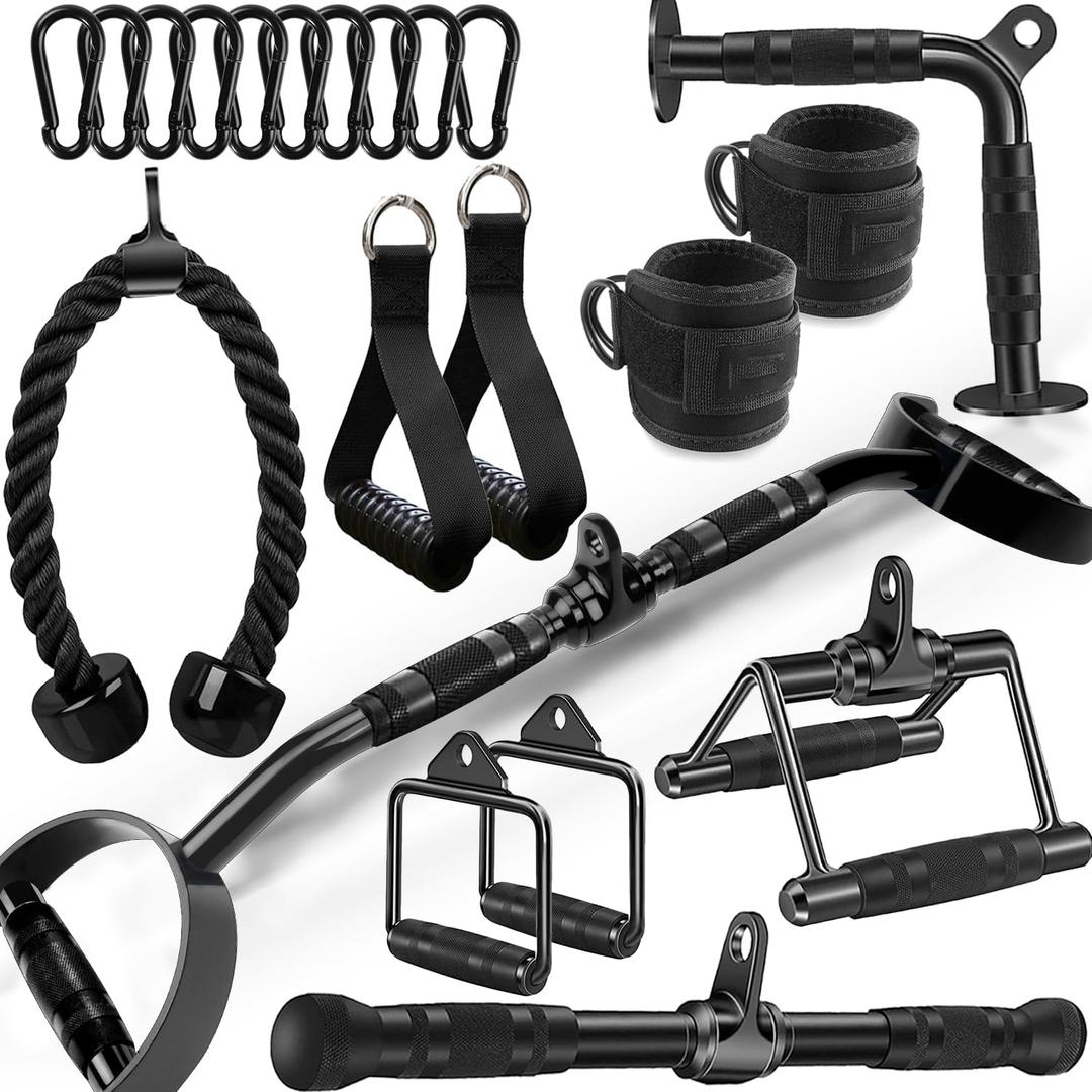 Cable Machine Attachment LAT Pulldown Attachments Cable Machine Accessories for Home Gym