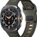 6Pack Rugged Sport Band for Samsung Galaxy Watch Ultra Bands 47mm Men/Women,Two Tone Silicone Waterproof Strap Compatible with Samsung Watch Ultra Band,Galaxy Watch 7 Ultra Bands Replacement Correa Reloj