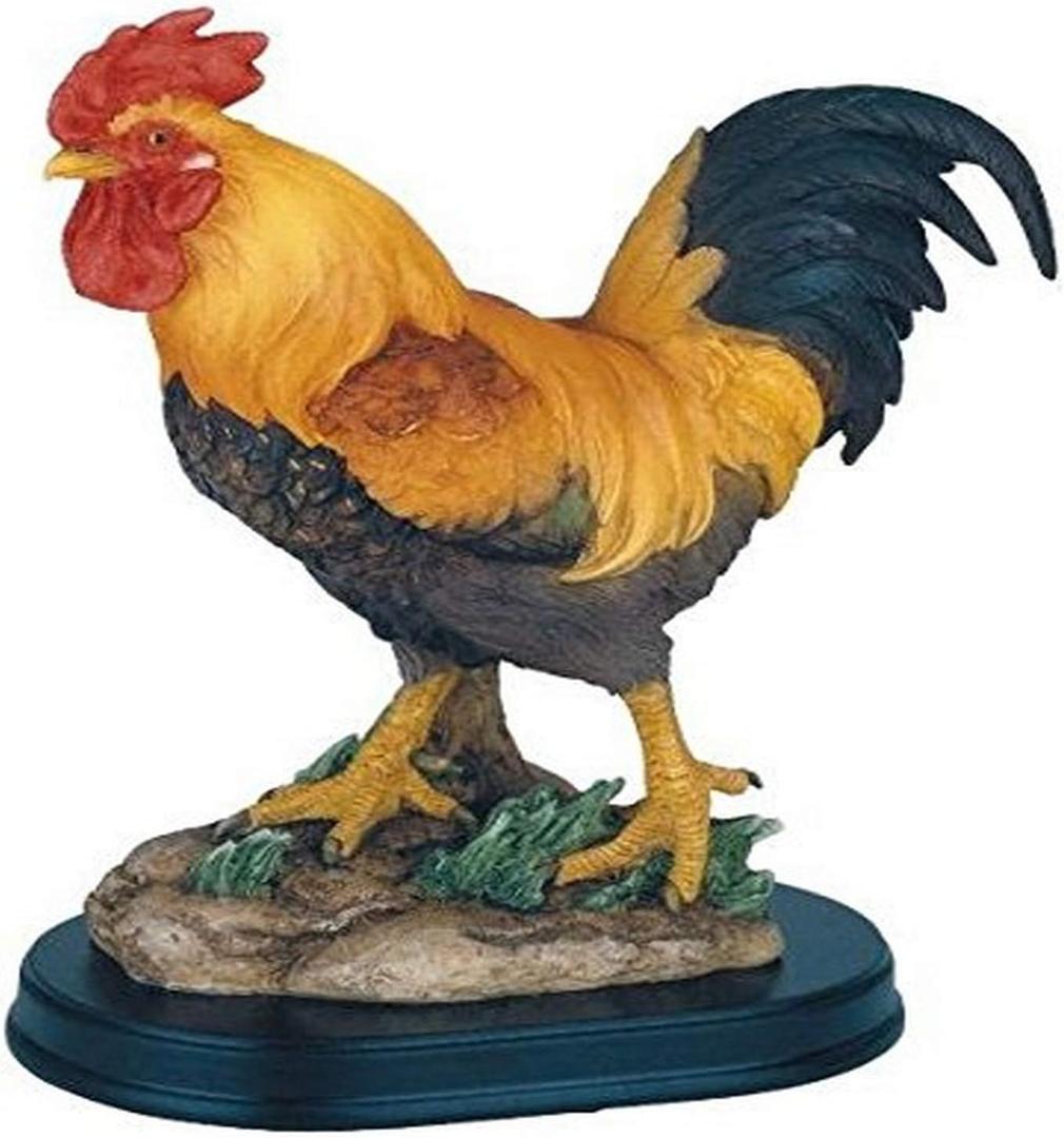 SS-G-54071 Rooster Chicken Farm Animals Decoration Figurine Collection