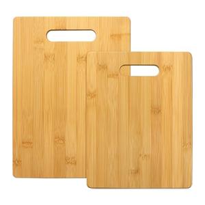 2-Piece Bamboo and Poly Cutting Board Set – Eco-Friendly Bamboo