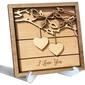 2 x Birthday Gifts for Women,Love you Sign,Sister Gifts for Sisters from Sisters,Valentines Day Gifts for Her Girlfriend,Friendship Gifts,Mothers Day Gifts