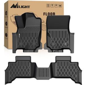 Nilight TPE Floor Mats for Toyota 4Runner 5 Seats 2025 2026 (Not for Hybrid) All Weather Custom Fit Heavy Duty Floor Liners