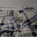 Tribeca Living Cotton Percale California King Size Bed Sheet Set, 300 Thread Count, Extra Deep Pockets, Printed Tribeca Plaid Multicolor