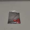 BETTERHUMZ Door Open Button Sticker Compatible with Tesla Model 3 Highland 2024 Model Y Juniper 2025 2026 Carbon Fiber Door Lock Switch Trim Interior Accessories (Red)