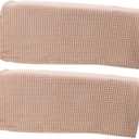 2pcs Stretch Armrest Covers for Sofas and Chairs Soft Spandex Non- Arm Protectors Easy to Clean Armrest Sleeves for Recliners and Couch Furniture