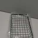 G.E.T. WB-962-MG Rectangular Metal Storage Wire Basket for Pantry, Produce and More, 9" x 6" x 2", Gray