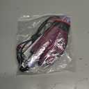 Annlary Hair Straightener 1 Inch Flat Iron and Curler 2 in 1 Titanium Ceramic Ionic Dual Voltage Straightener with Heat-Resistant Silicone, for Less Frizz, Shinier & Smoother (Purple)