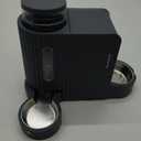 Gardner Pet Automatic Gravity Cat Food Feeder and Water Dispenser Stainless Steel Two-in-One Set Large Capacity Dispenser for Pets Dogs, Puppies, Kittens-(0.8 Gallons x 2) (Black Grey)