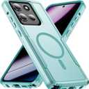 for Moto G Stylus 2025 Case,[Compatible with Magsafe][Military Grade Drop Tested] Heavy Duty Dual-Layer Shockproof Magnetic Tough Rugged Protective Phone Case -6.7 inch (Mint Green)