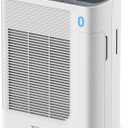 T356 New White Air Purifier for Home Large Room Bedroom Up to 1937 Ft in 1 Hr With Double-sided Air Inlet, Air Quality and Light Sensors, HEPA Sleep Mode for Allergies, Dust, Smoke, Pet Hair