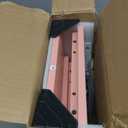 WESTREE Dual Monitor Stand Riser with Two Drawers, Extra Large Storage Monitor Stand for 2 Monitors, Desktop Oraganizer Stand for Computer,Laptop,Screen,Printer,TV (Pink)