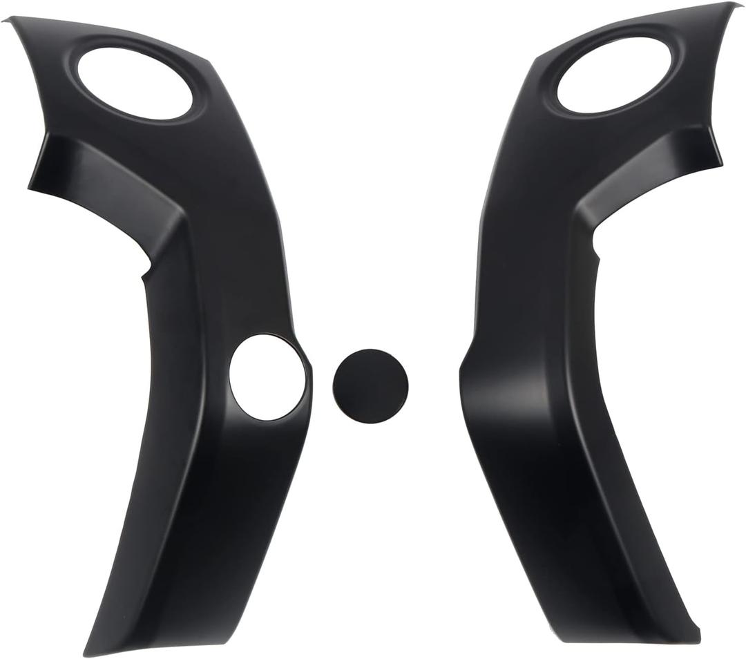 HIGH FLYING for Toyota Tundra 2014-2021 Car Accessories Matte Blackout Center Console Air Vent Cover Frame ABS 2pcs