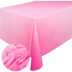 xo, Fetti Pink Gradient Washable Tablecloth - 9ft. | Birthday Party Decorations, Bachelorette Supplies, Girl Baby Shower, Cute Tablescape, 21st Bday, Sweet 16 (70" x 40" (Rectangular)) xo, Fetti Pink Gradient Washable Tablecloth - 9ft. | Birthday Party Decorations, Bachelorette Supplies, Girl Baby Shower, Cute Tablescape, 21st Bday, Sweet 16 (70" x 40" (Rectangular))