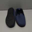 RockDove Men's Waffle Knit Memory Foam Moc Slipper with Removable Insole (13, Navy)