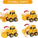 Olbyefly Construction Toys for 2 3 4 5 6 + Year Old Boys Kids Toddlers Girls, Sandbox Excavator Toy Trucks Construction Truck Toys Vehicles Bulldozer Road Roller Toy Christmas Birthday Gifts for Boys