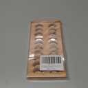 Wispy Lashes 10 Pairs - 3D Volume False Eyelashes Natural Look with Thin Cotton Band, 13mm Soft Flared Cat Eye Lashes, Mink Self Adhesive Fake Eyelashes Strips for Daily Effortless Makeup