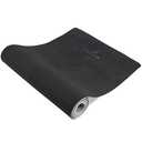 ProsourceFit Natura TPE Yoga Mat 1/4" (6mm) Thick, 72" Long, Reversible with High-Density Cushion & Non-slip Texture, Eco-conscious & Hygienic, Black/Grey