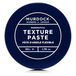 Murdock London Texture Paste  Soft Hold, Low Sheen Hair Paste for Men + Rough Textured Finish Without Grease  Lightweight Styling Cream for Short to Medium Hair (1.76 fl. oz.)