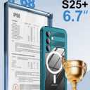 for Samsung Galaxy S25+ Plus Waterproof Case, [Fit for Magsafe] [IP68 Water Proof] [Built-in Screen Protector], Magnetic Heavy Duty Military Grade Rugged Phone Case for S 25+ Plus 6.7", Teal