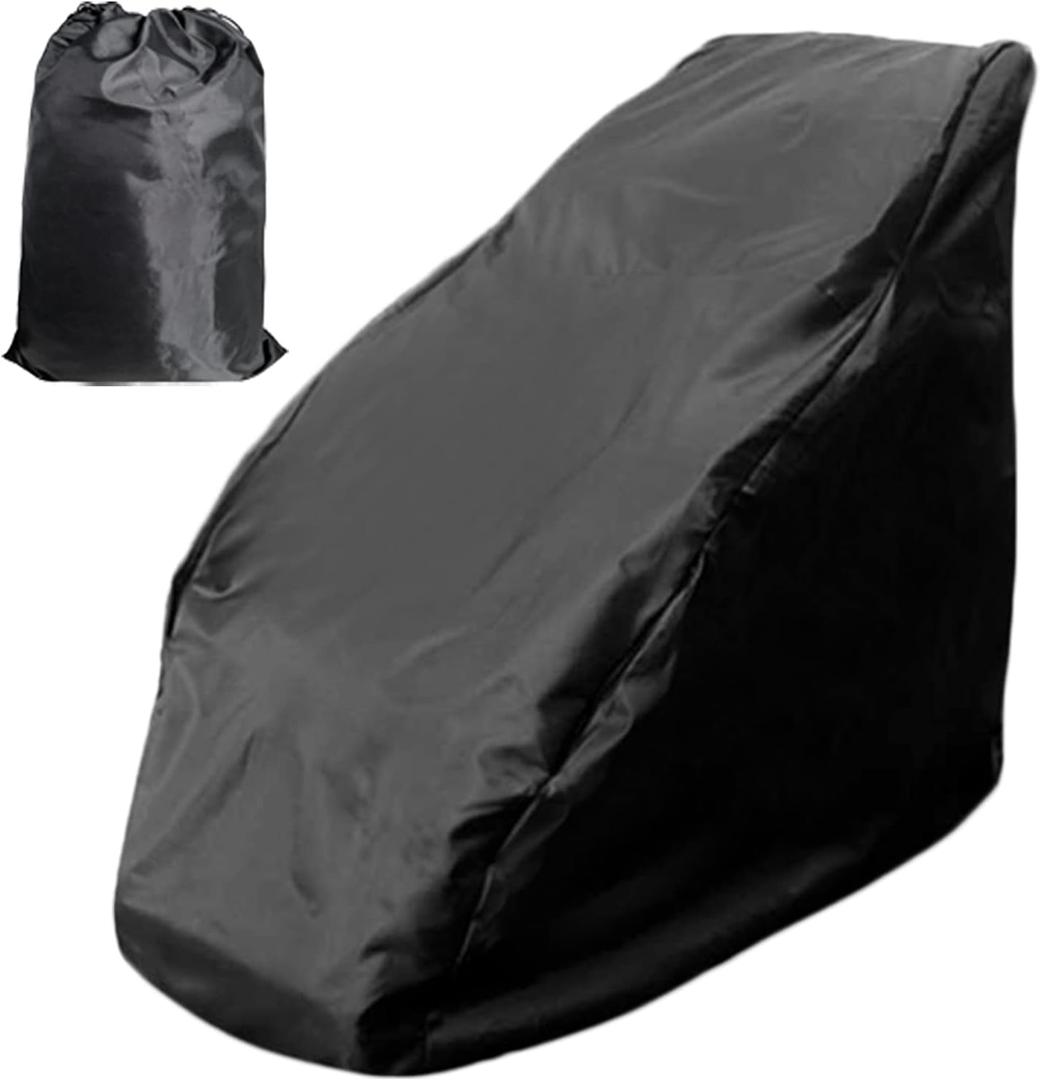 Massage Chair Cover XL Protector,Full Body Zero Gravity Chair Covers, Cover for Massage Chair,Shiatsu Massage Recliner Chair dustproof Cover,Covers for pet,cat and Dog Scratch Proof (Black)