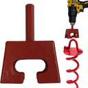 Keyfit Tools Ground Anchor Speed Staker Drill in Your Heavy Duty Spiral Ground Anchors in Seconds. Multi Functional Works On Dog Ties Tree Anchors Screw in Tent Stakes Solid Steel