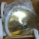 VECELO Bar Stools Set of 2, Adjustable Barstools Counter Height Stools with Back and Arm, Velvet Woven Kitchen Island Stools w/Gold Metal Leg & Base, 360 Swivel Bar Chair for Pubs Dining Room, Black