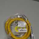 AMI PARTS 48" Flexible Gas Line Kit Yellow Coated, Gas Hose Connector Kit for Dryer, Stove, Water Heater,5/8" OD(1/2" ID) Stainless Steel Gas Line with Connector 1/2" MIP &1/2"FIP & 3/4"MIP Fitting