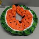 Recovery Donut Collar for Dogs & Cat,Inflatable Dog Collar Alternative After Surgery,Soft Cone for Large Medium Small Pet(Watermelon,Small) (SNeck 4"-7")
