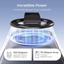 SINCEHOLY for MagSafe Phone Grip, Magnetic Phone Grip with Silicone Finger Strap & Dual-axis Adjustable Kickstand, Magnetic Phone Stand Ring Holder for MagSafe iPhone 17/16/15/14/13/12 Series, Black