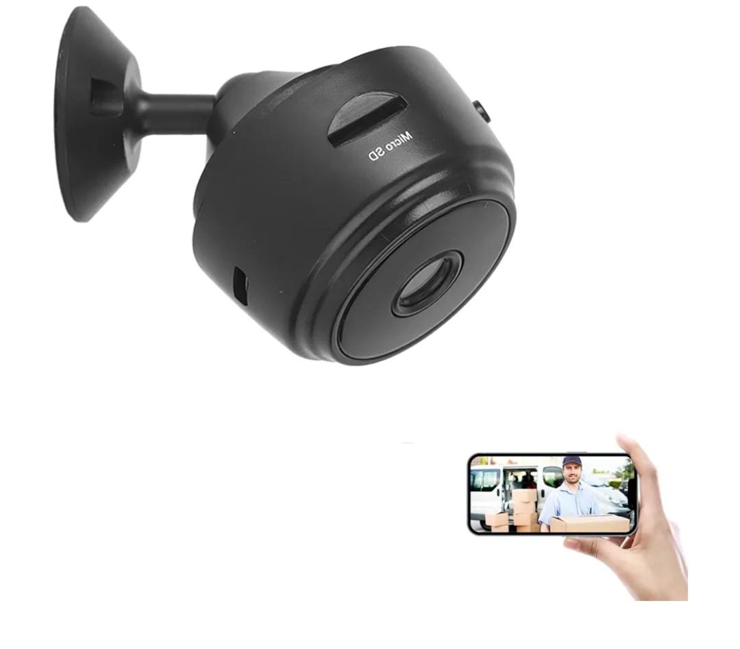 Smart Security Camera, Real Time Display, Motion Detection, 120° Wide Angle, 90° Horizontal Angle, 720P Mini Surveillance for Home, Easy to Set Up