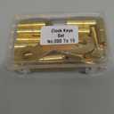 Brass Blessing 18 Piece Clock Winding Key Set - Original Brass, Odd/Even Number (5020)