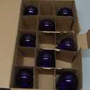 S14 Replacement 2W LED Edison Light Bulbs Plastic Shatterproof Waterproof Decorative Filament Halloween Bulbs E26 Base for Indoor Outdoor Patio String Light, 15 Pack (Purple)