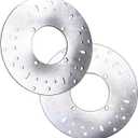 2 Pack Front Brake Rotor Discs Compatible with Polaris Ranger Sportsman Magnum Trail Blazer Boss ATP ACE 325 330 400 425 500 570 700 800 Direct Replacement Stainless Steel Disc OEM # 5244314