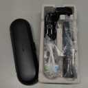 Philips Sonicare ProtectiveClean 5300 Rechargeable Electric Toothbrush, with Pressure Sensor, 3 Cleaning Modes, SmarTimer and QuadPacer, with 2 Bonus Brush Heads, Travel Case, Black, Model HX6423/34